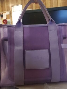 Marc Jacobs Lavender Mesh Tote Bag